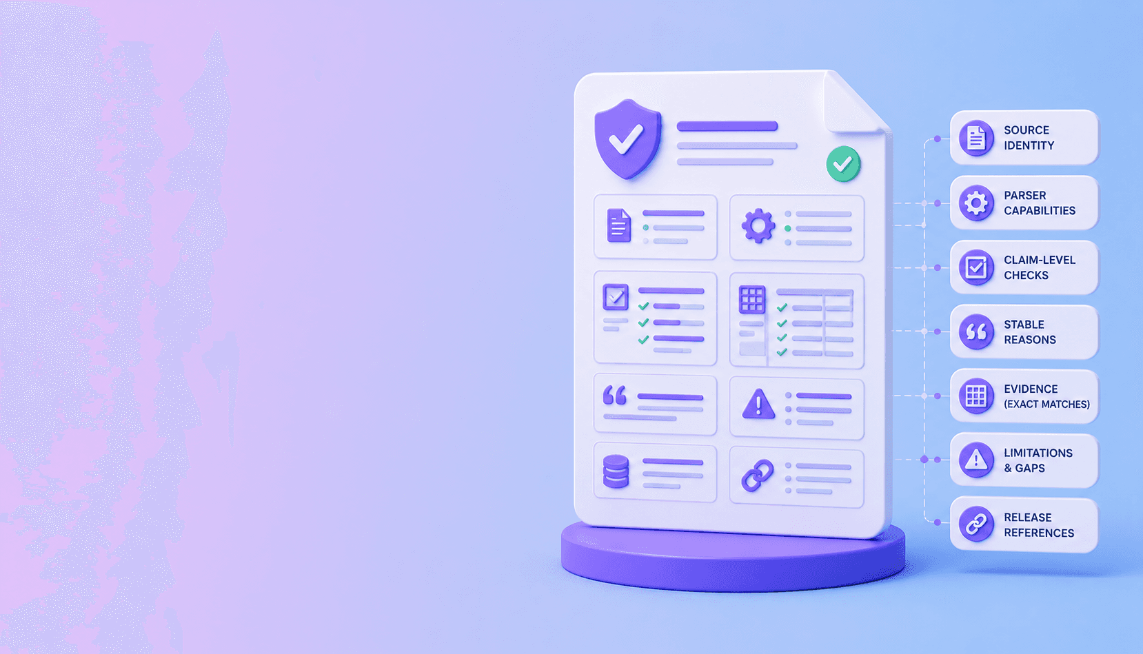 What a RAG Verification Report Should Contain